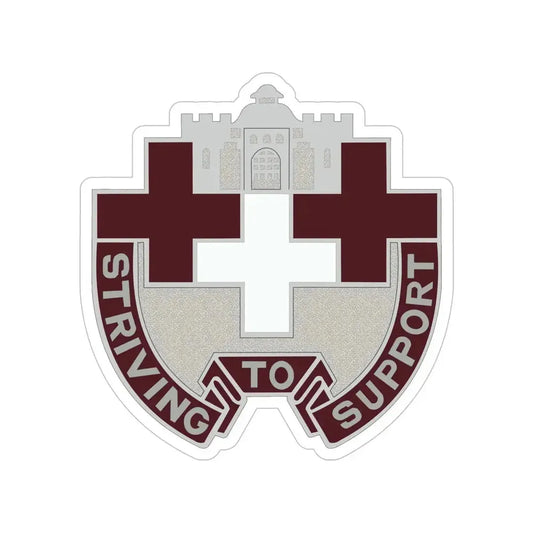 37 Medical Unit (U.S. Army) Transparent STICKER Die-Cut Vinyl Decal 6 Inch - The Sticker Space