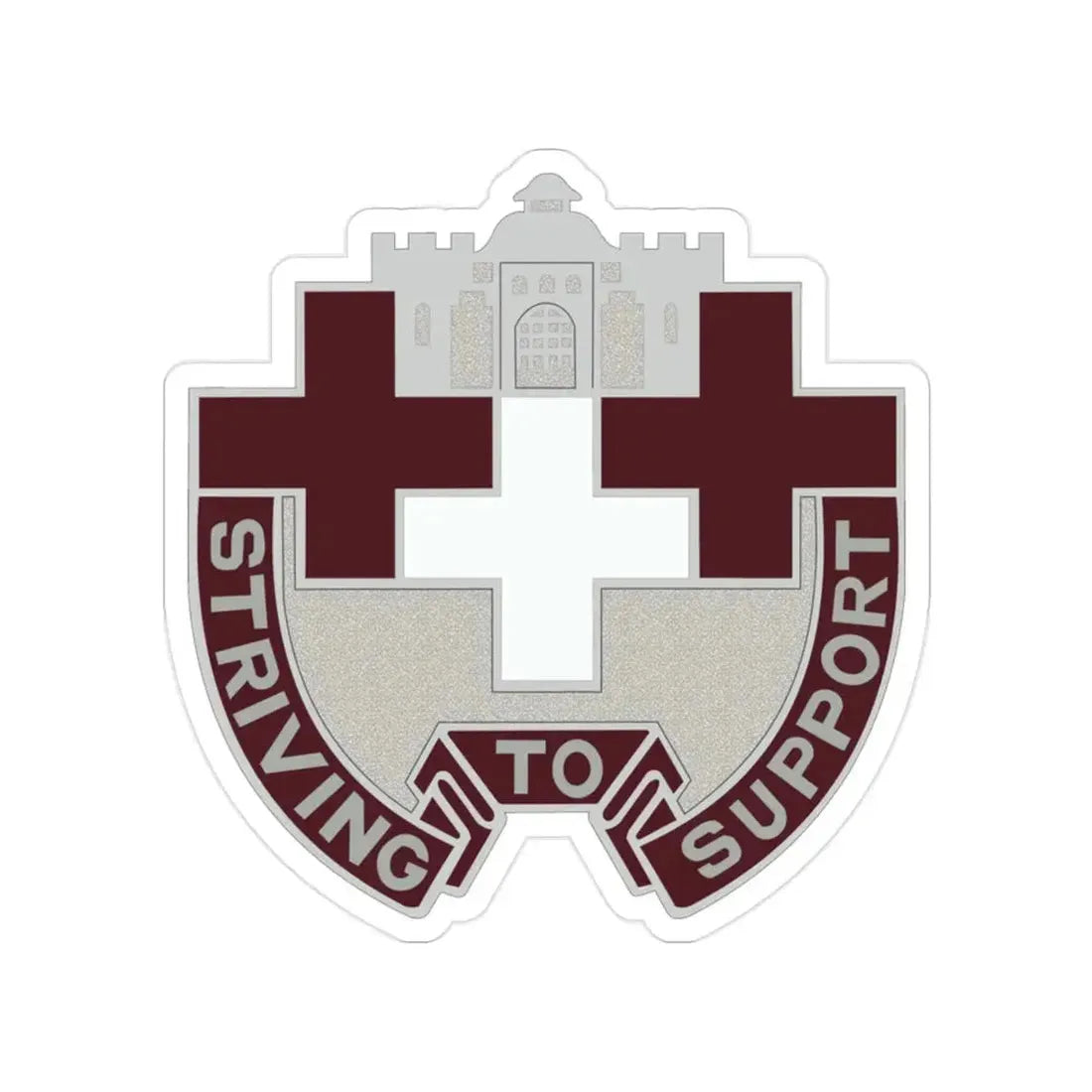 37 Medical Unit (U.S. Army) Transparent STICKER Die-Cut Vinyl Decal - The Sticker Space