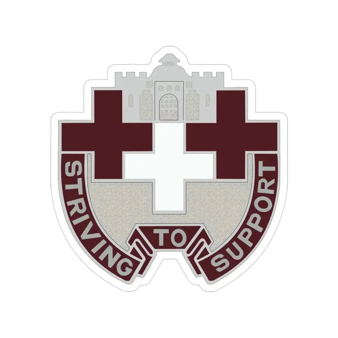 37 Medical Unit (U.S. Army) Transparent STICKER Die-Cut Vinyl Decal - The Sticker Space