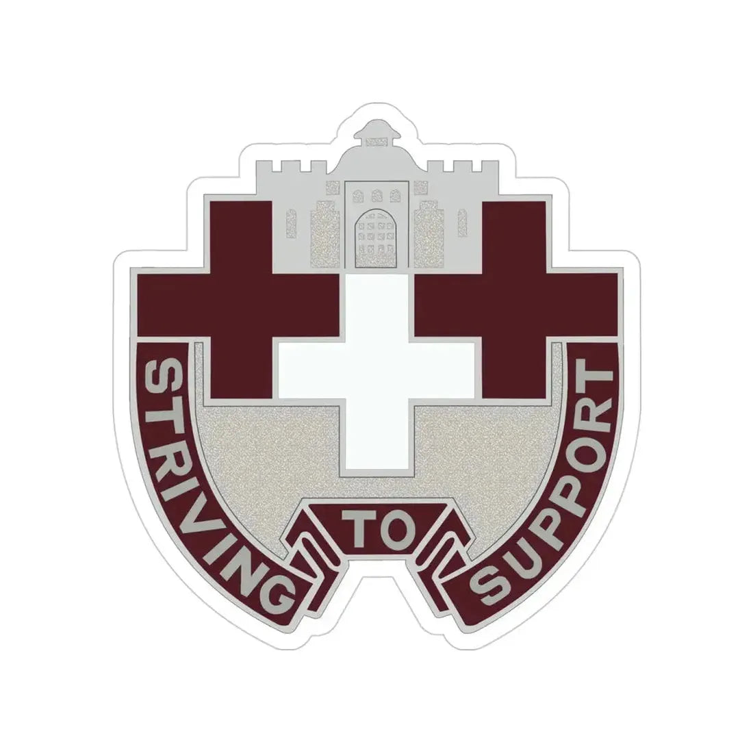 37 Medical Unit (U.S. Army) Transparent STICKER Die-Cut Vinyl Decal - The Sticker Space