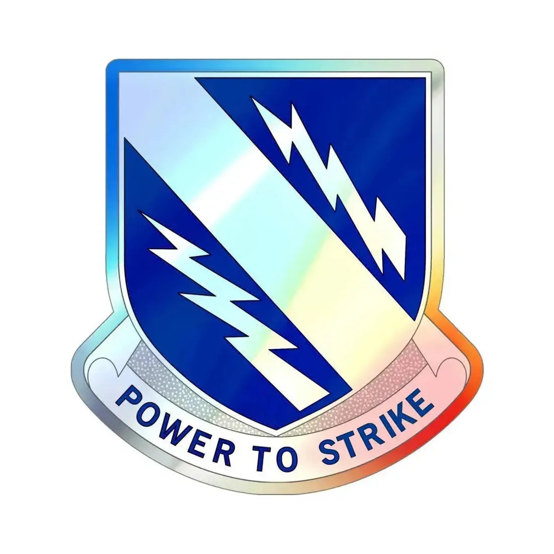 370 Armored Infantry Battalion (U.S. Army) Holographic STICKER Die-Cut Vinyl Decal 5 Inch Holographic - The Sticker Space