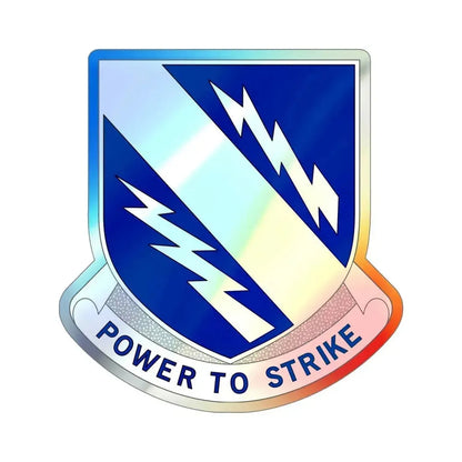 370 Armored Infantry Battalion (U.S. Army) Holographic STICKER Die-Cut Vinyl Decal 6 Inch Holographic - The Sticker Space