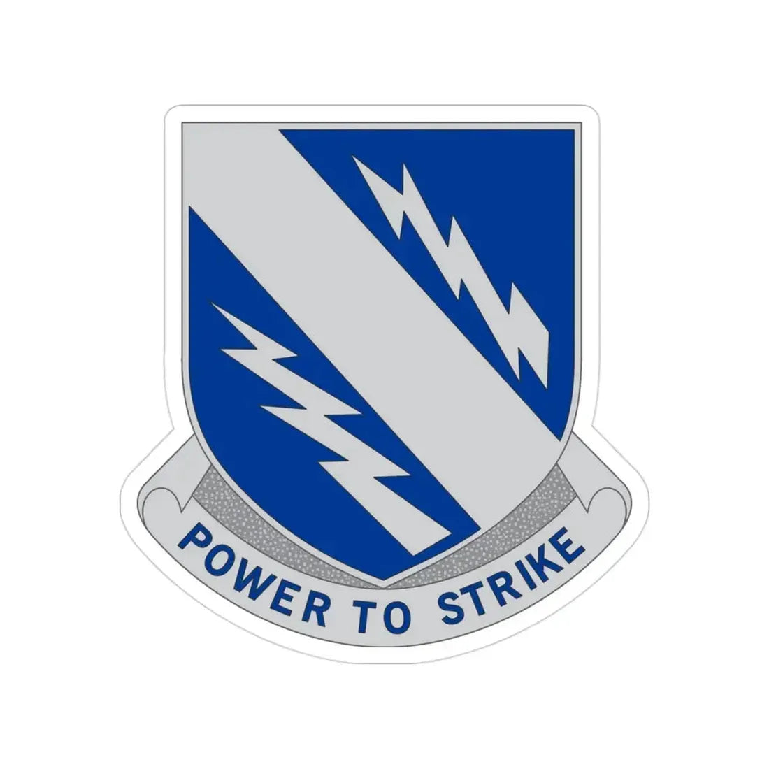 370 Armored Infantry Battalion (U.S. Army) Transparent STICKER Die-Cut Vinyl Decal 3 Inch - The Sticker Space