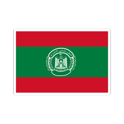 Flag of the Popular Nasserist Organization (Lebanon) STICKER Vinyl Kiss-Cut Decal