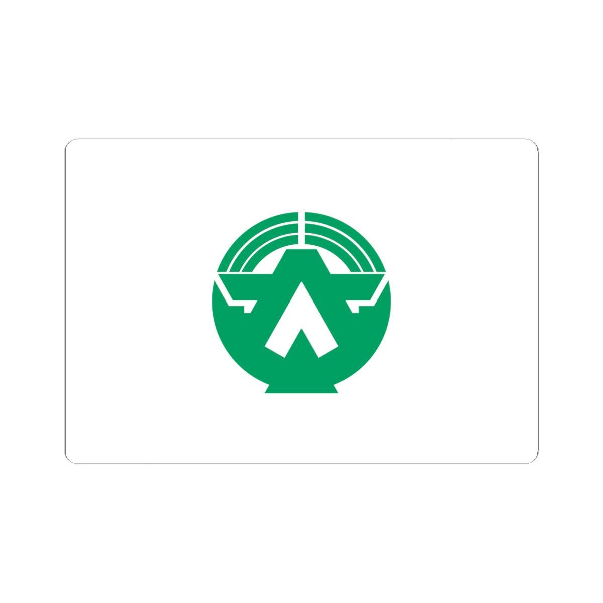 Flag of Minamidaito Okinawa (Japan) STICKER Vinyl Kiss-Cut Decal