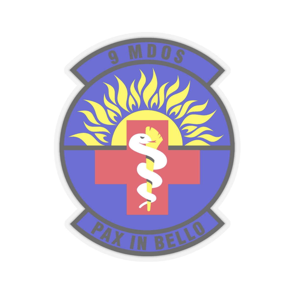 9th Medical Operations Squadron (U.S. Air Force) STICKER Vinyl Kiss-Cut Decal