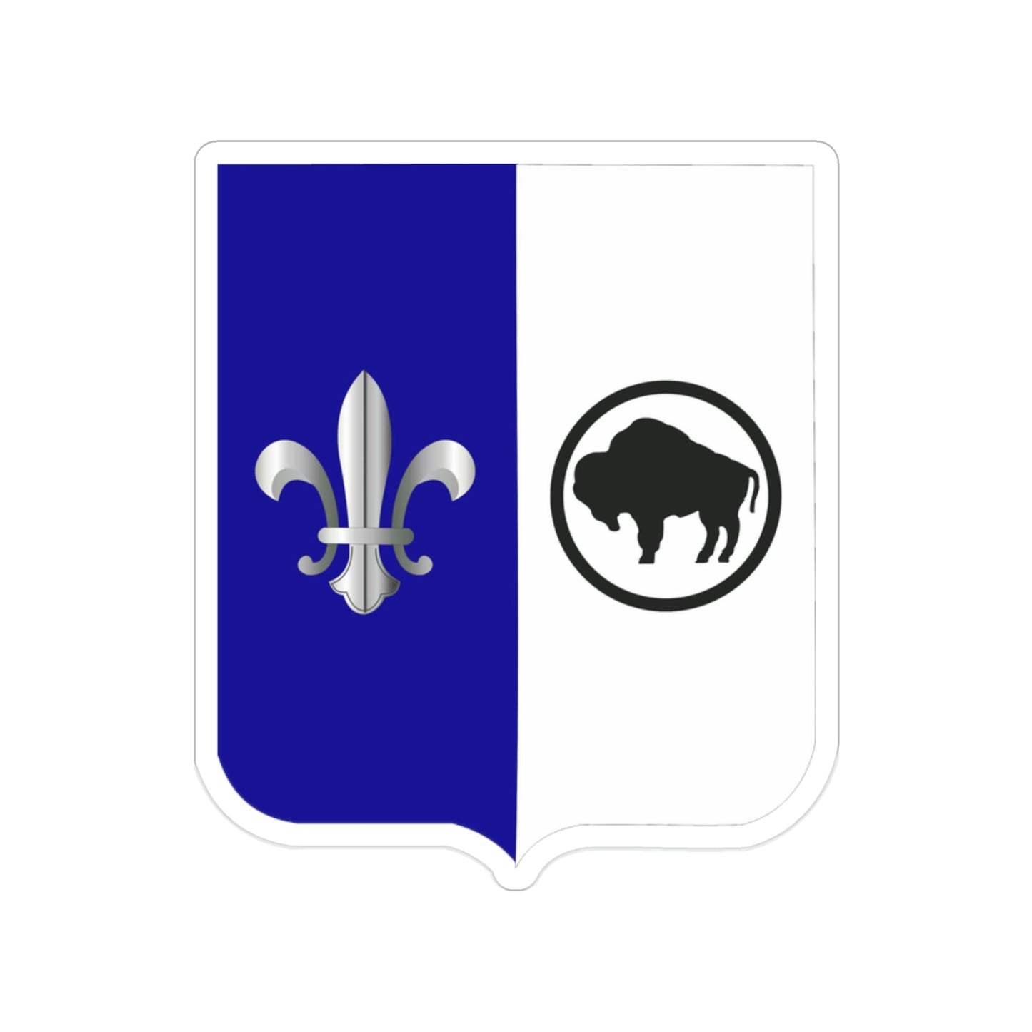 371 Infantry Battalion 2 (U.S. Army) Transparent STICKER Die-Cut Vinyl Decal-2 Inch-The Sticker Space