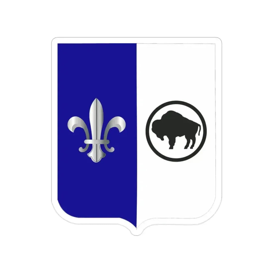 371 Infantry Battalion 2 (U.S. Army) Transparent STICKER Die-Cut Vinyl Decal 2 Inch - The Sticker Space