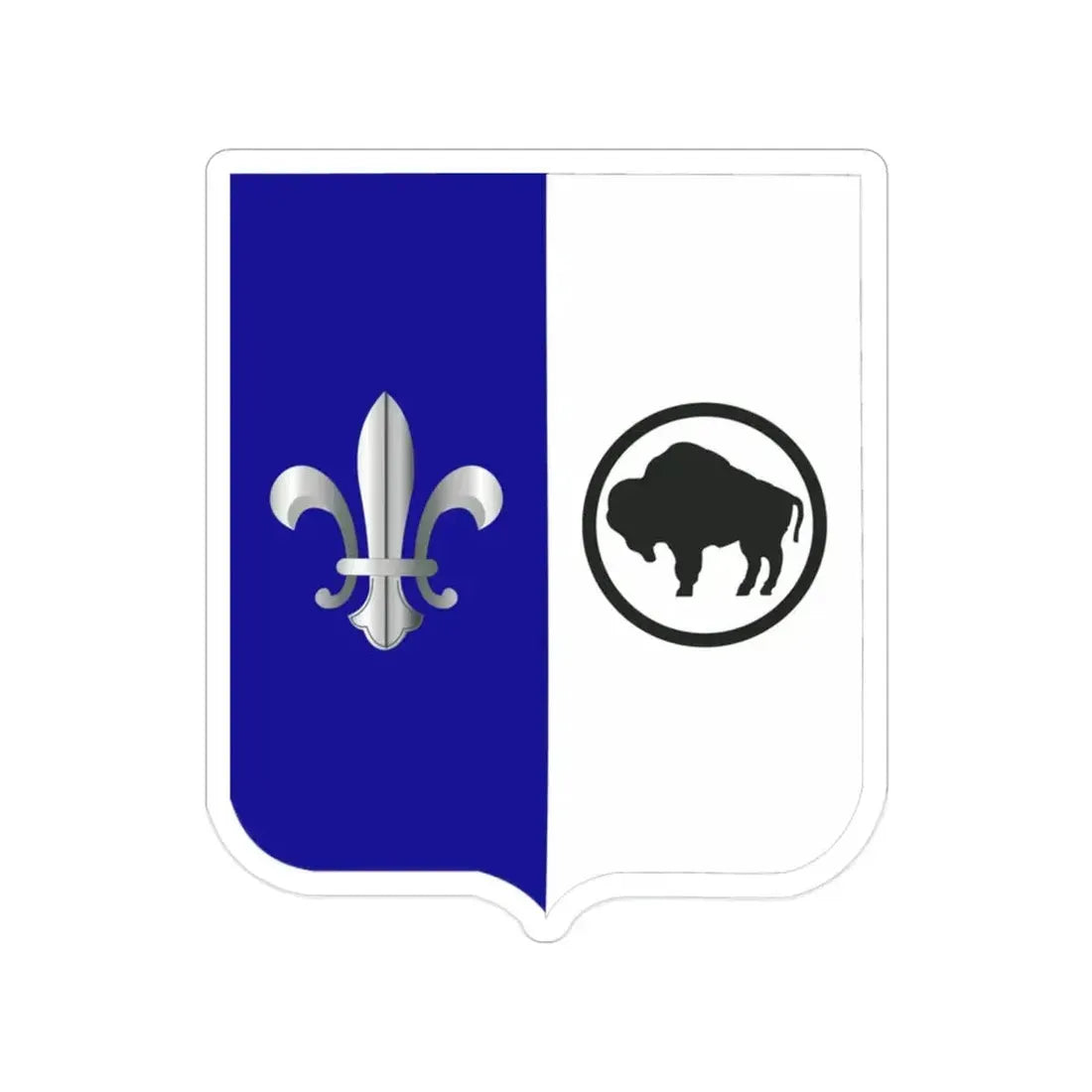 371 Infantry Battalion 2 (U.S. Army) Transparent STICKER Die-Cut Vinyl Decal - The Sticker Space
