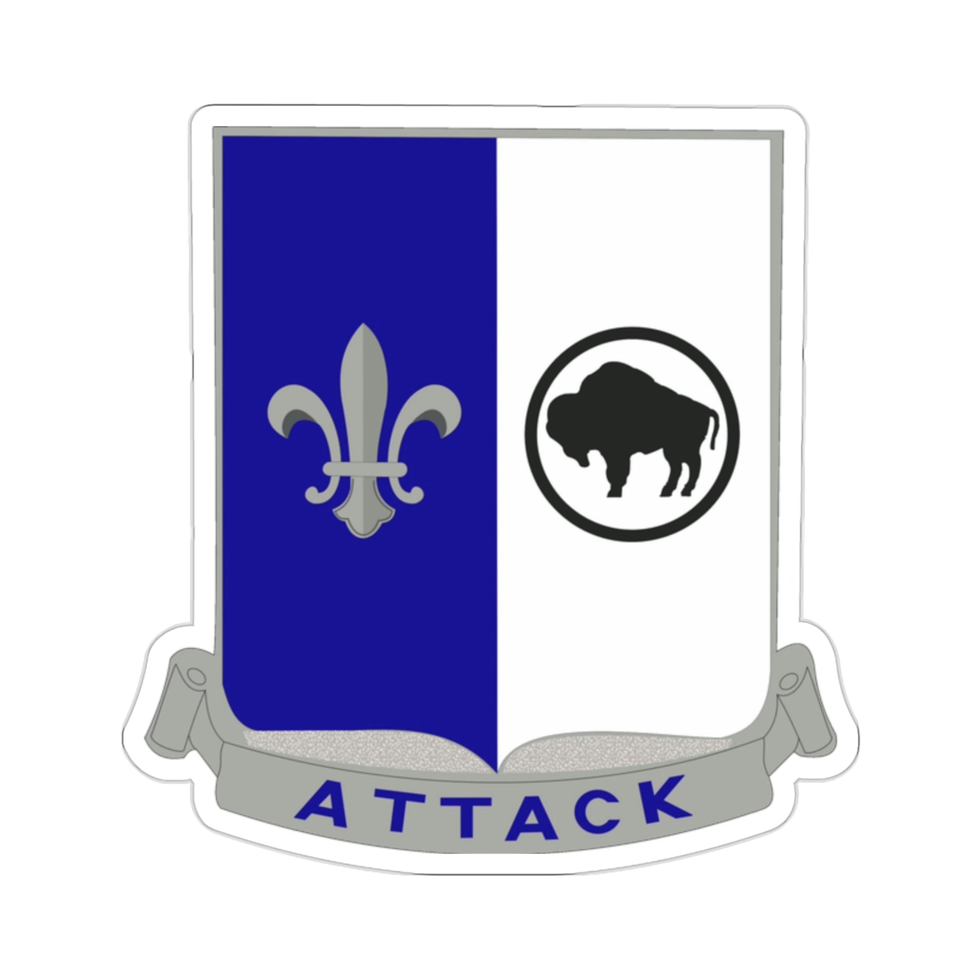 371 Infantry Battalion (U.S. Army) STICKER Vinyl Die-Cut Decal-2 Inch-The Sticker Space