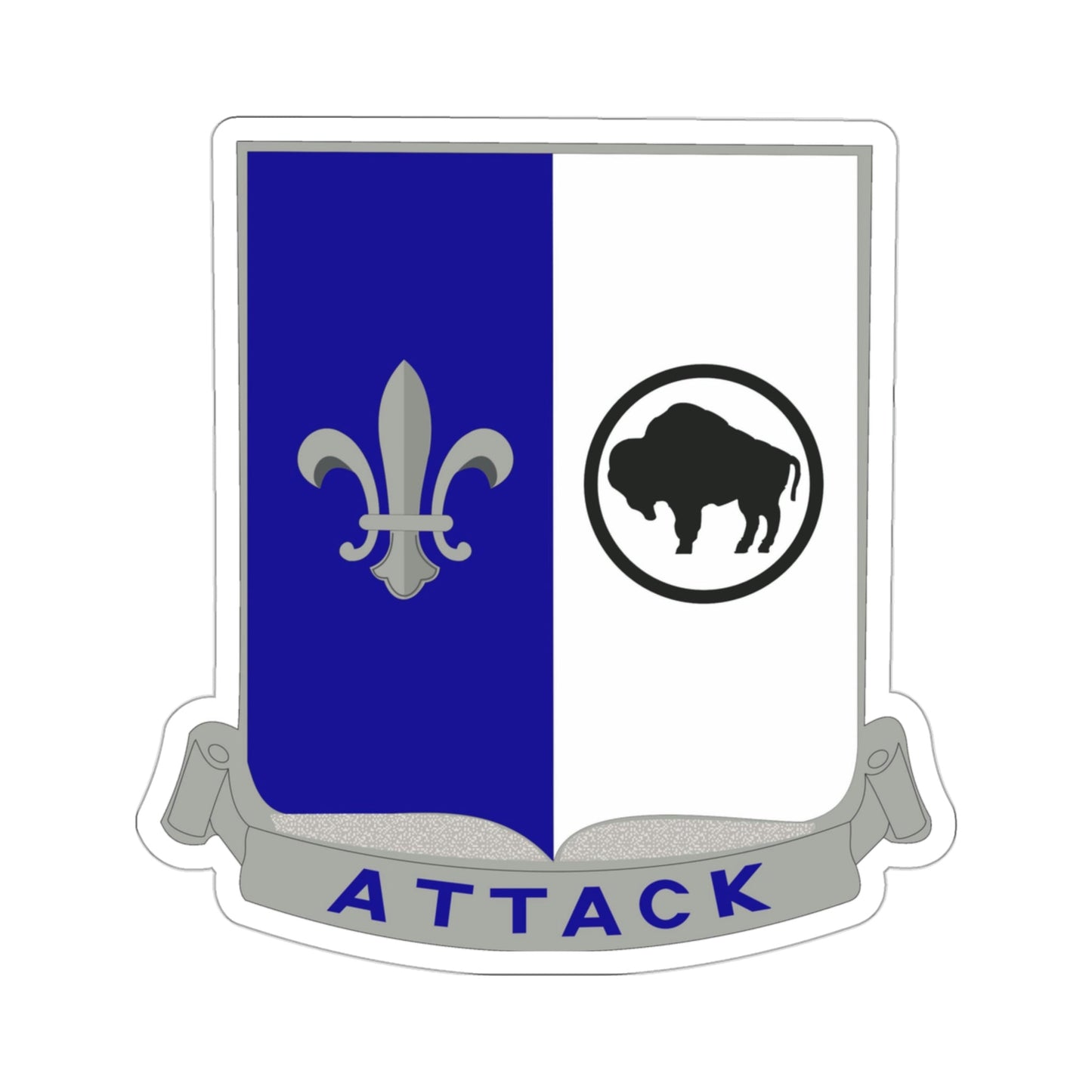 371 Infantry Battalion (U.S. Army) STICKER Vinyl Die-Cut Decal-3 Inch-The Sticker Space