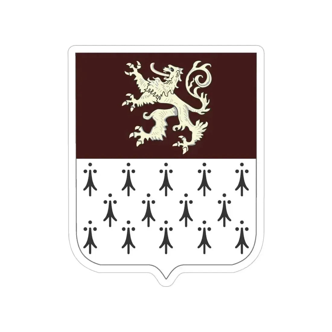 371 Medical Battalion 2 (U.S. Army) Transparent STICKER Die-Cut Vinyl Decal 5 Inch - The Sticker Space