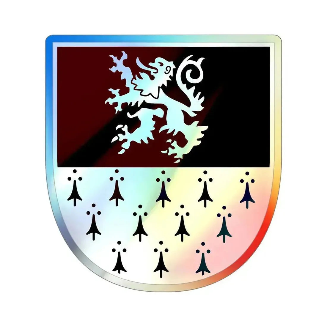 371 Medical Battalion (U.S. Army) Holographic STICKER Die-Cut Vinyl Decal 5 Inch Holographic - The Sticker Space