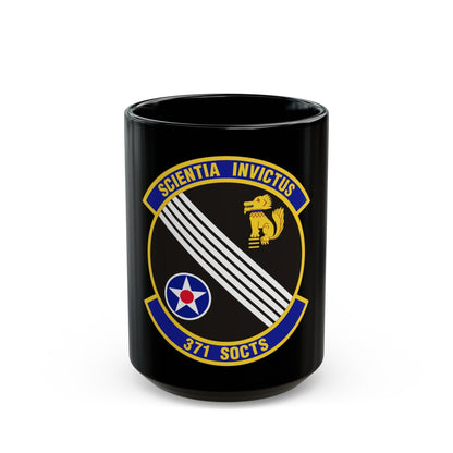 371 Special Operations Combat Training Squadron AFSOC (U.S. Air Force) Black Coffee Mug-15oz-The Sticker Space