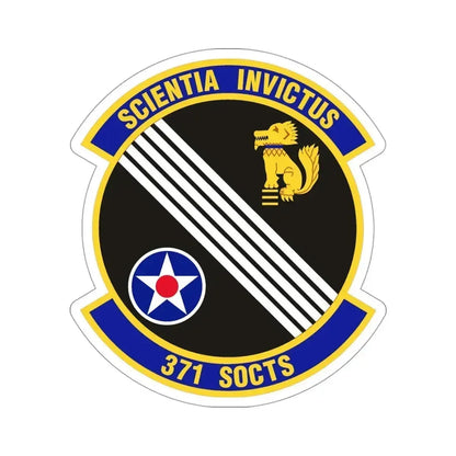 371 Special Operations Combat Training Squadron AFSOC (U.S. Air Force) STICKER Vinyl Die-Cut Decal 4 Inch - The Sticker Space