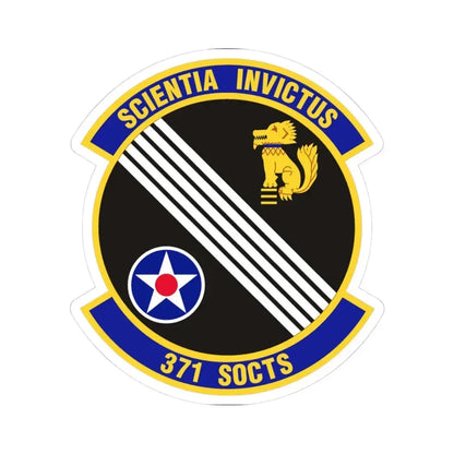 371 Special Operations Combat Training Squadron AFSOC (U.S. Air Force) STICKER Vinyl Kiss-Cut Decal 3 Inch White - The Sticker Space