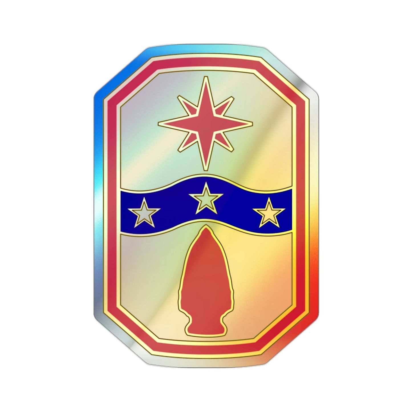 371 Sustainment Brigade (U.S. Army) Holographic STICKER Die-Cut Vinyl Decal-2 Inch-The Sticker Space