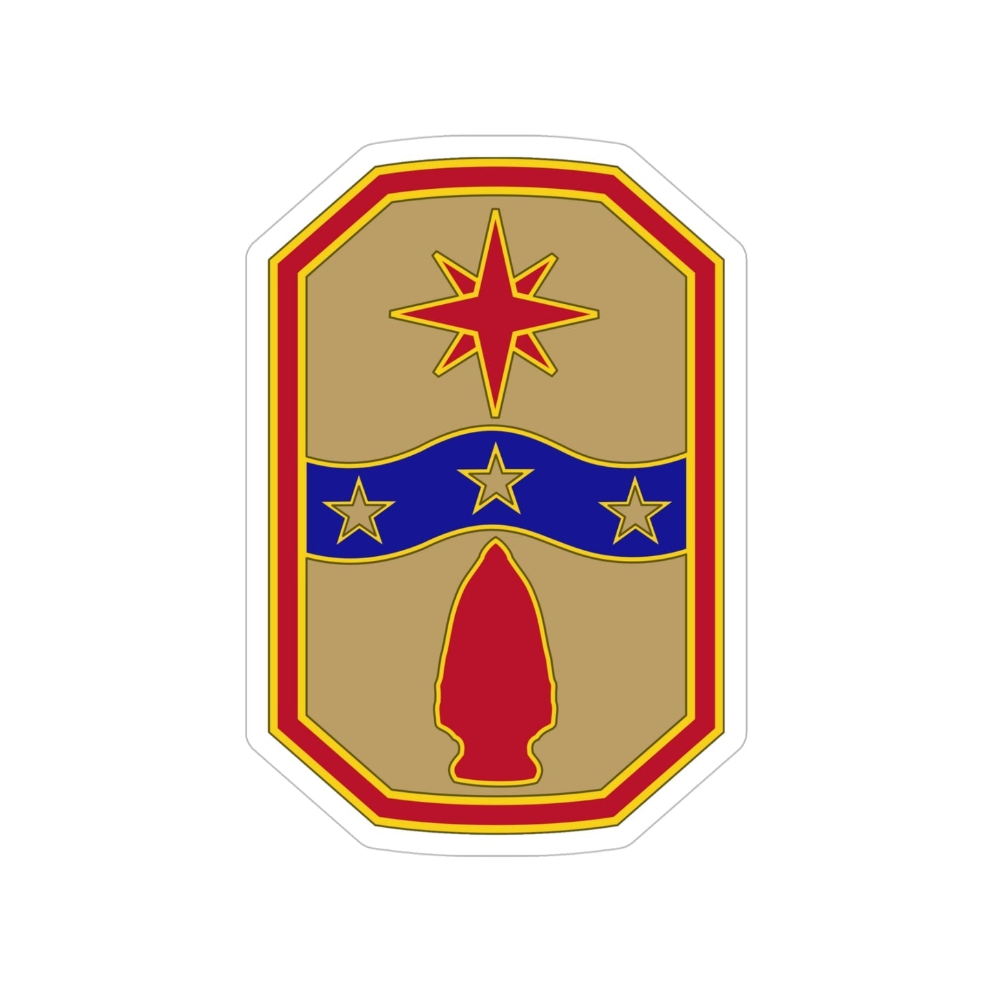 371 Sustainment Brigade (U.S. Army) Transparent STICKER Die-Cut Vinyl Decal-5 Inch-The Sticker Space