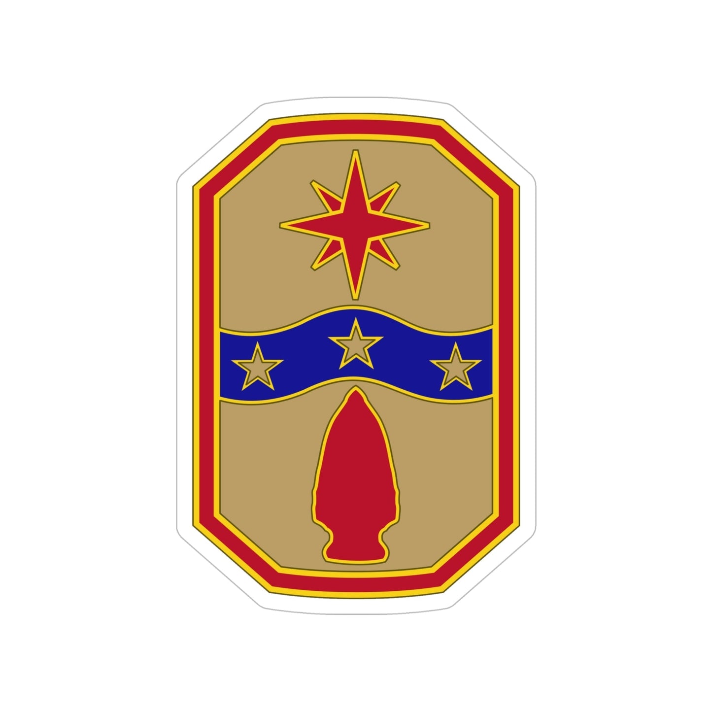 371 Sustainment Brigade (U.S. Army) Transparent STICKER Die-Cut Vinyl Decal-6 Inch-The Sticker Space