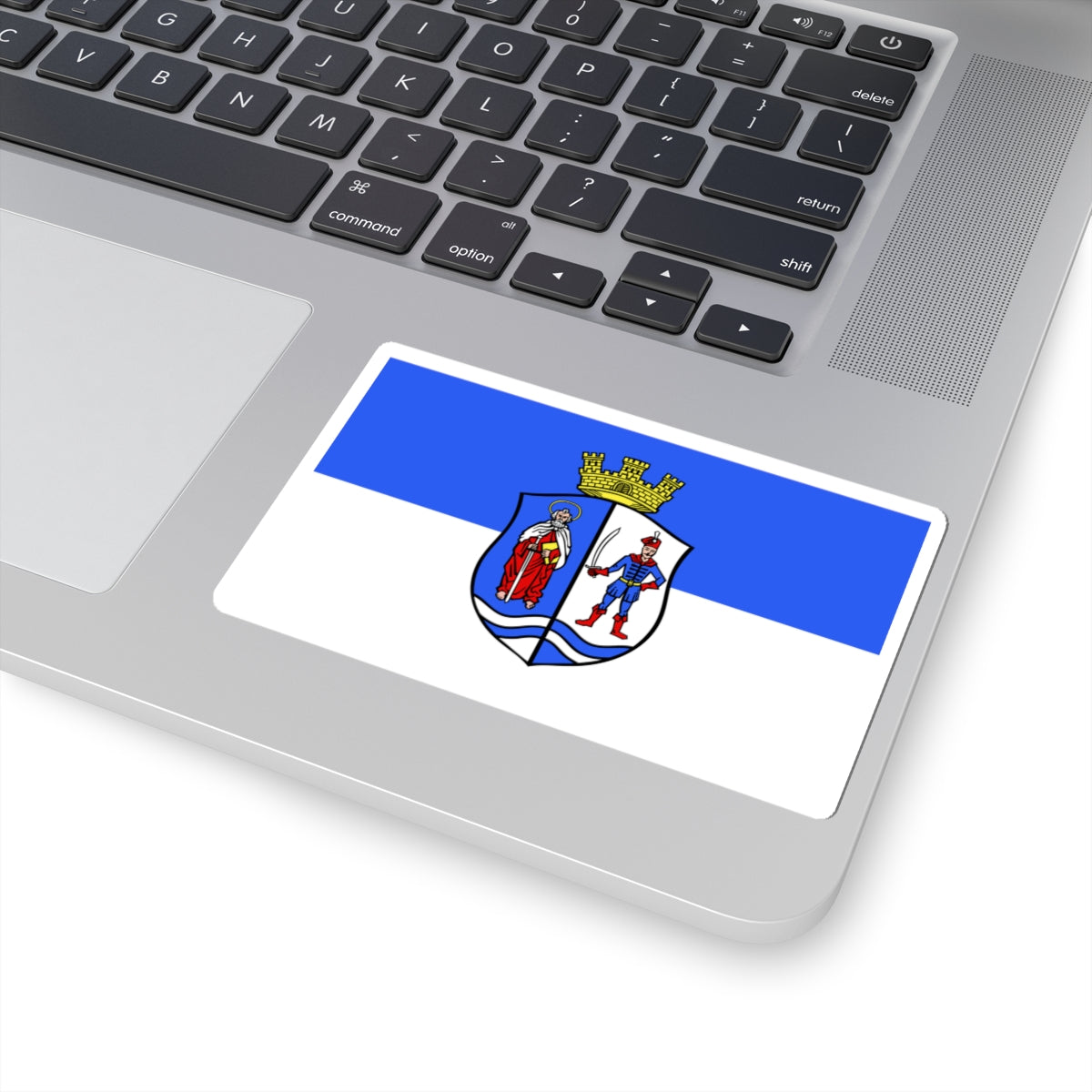 Flag of Bacs-Kiskun County (Hungary) STICKER Vinyl Kiss-Cut Decal