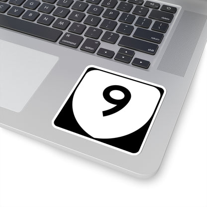 Virginia 9 (Virginia) (Road Sign) STICKER Vinyl Kiss-Cut Decal