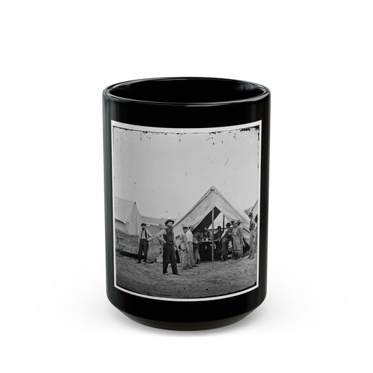 Petersburg, Va. Sutler's Tent, 2d Division, 9th Corps (U.S. Civil War) Black Coffee Mug