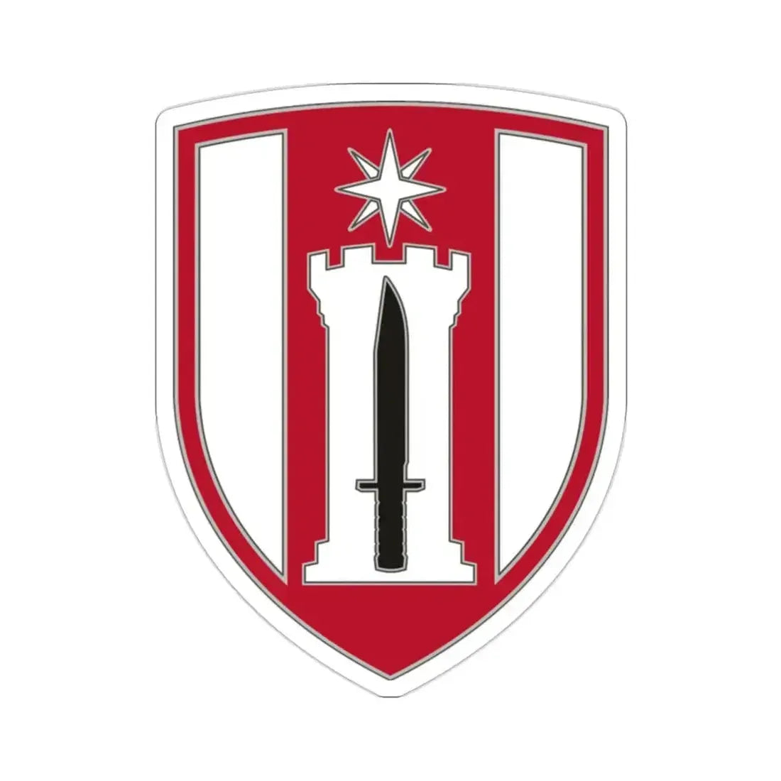 372 Engineer Brigade (U.S. Army) STICKER Vinyl Die-Cut Decal 2 Inch - The Sticker Space