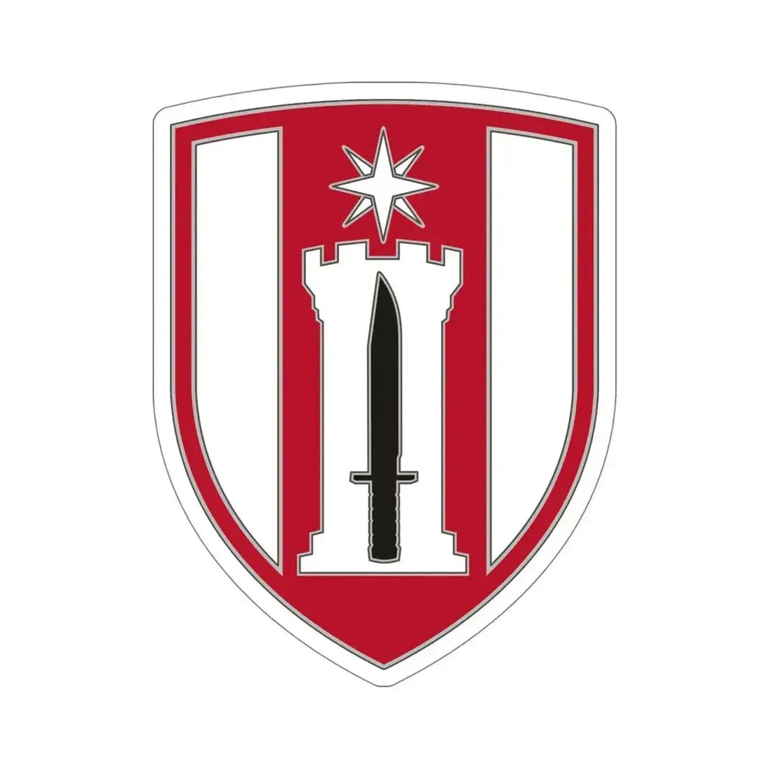 372 Engineer Brigade (U.S. Army) STICKER Vinyl Die-Cut Decal 6 Inch - The Sticker Space