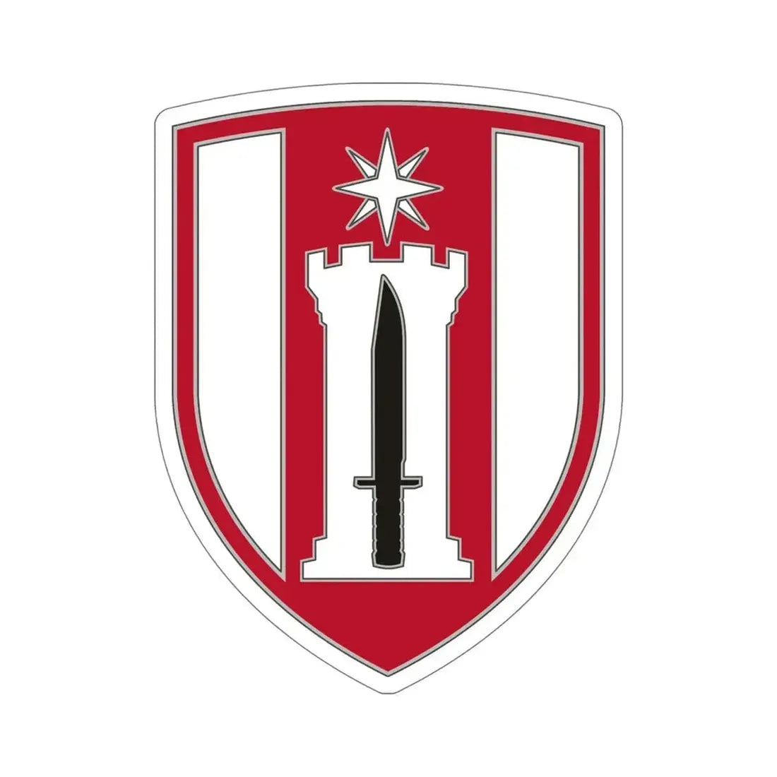 372 Engineer Brigade (U.S. Army) STICKER Vinyl Die-Cut Decal 6 Inch - The Sticker Space