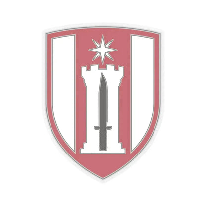 372 Engineer Brigade (U.S. Army) STICKER Vinyl Kiss-Cut Decal 4 Inch Transparent - The Sticker Space
