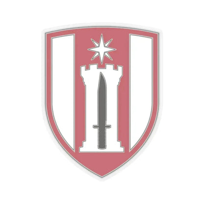 372 Engineer Brigade (U.S. Army) STICKER Vinyl Kiss-Cut Decal 6 Inch Transparent - The Sticker Space