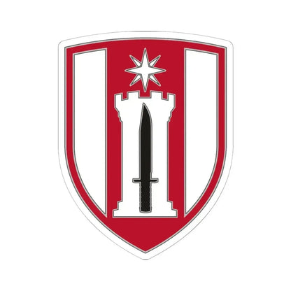 372 Engineer Brigade (U.S. Army) STICKER Vinyl Kiss-Cut Decal 6 Inch White - The Sticker Space
