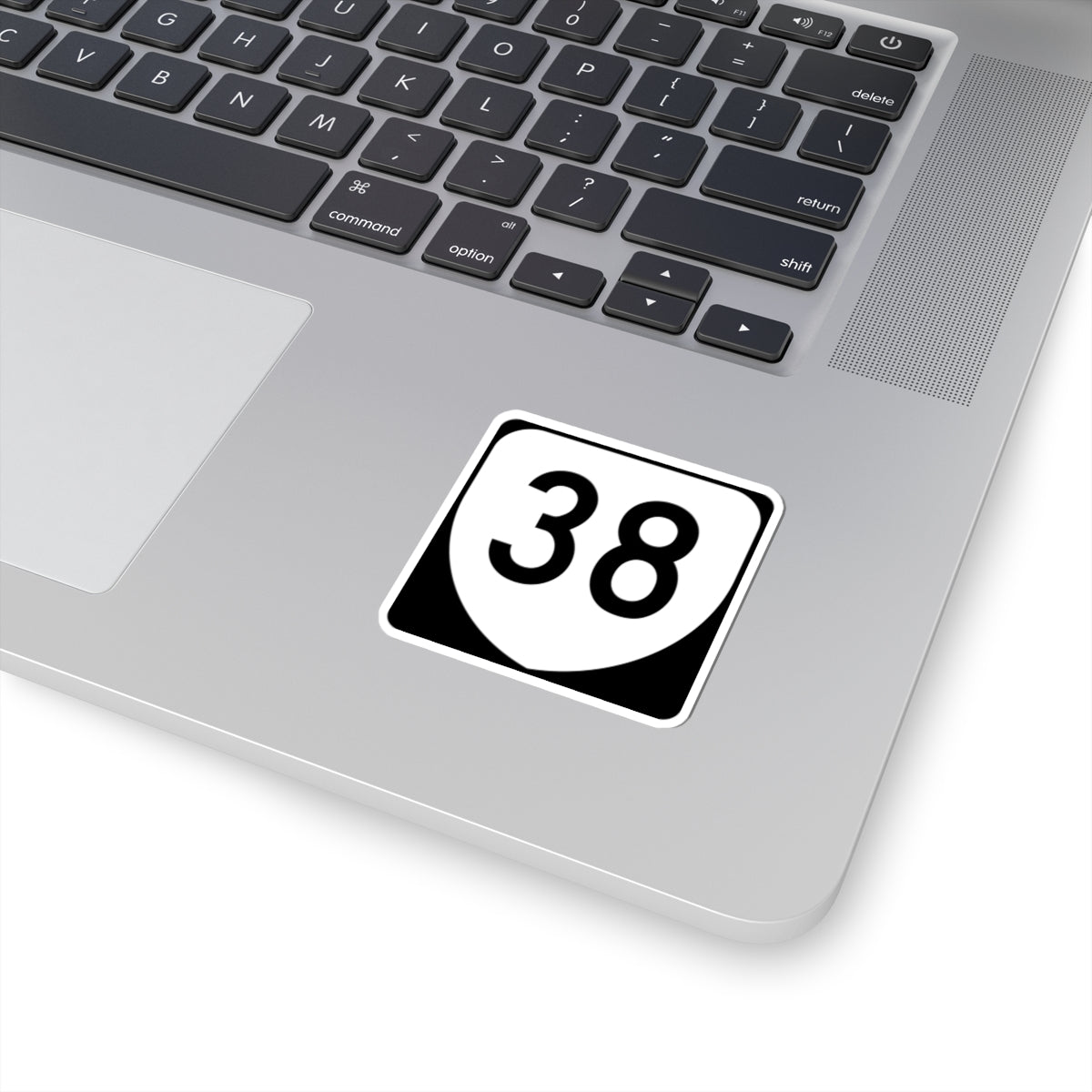 Virginia 38 (Virginia) (Road Sign) STICKER Vinyl Kiss-Cut Decal