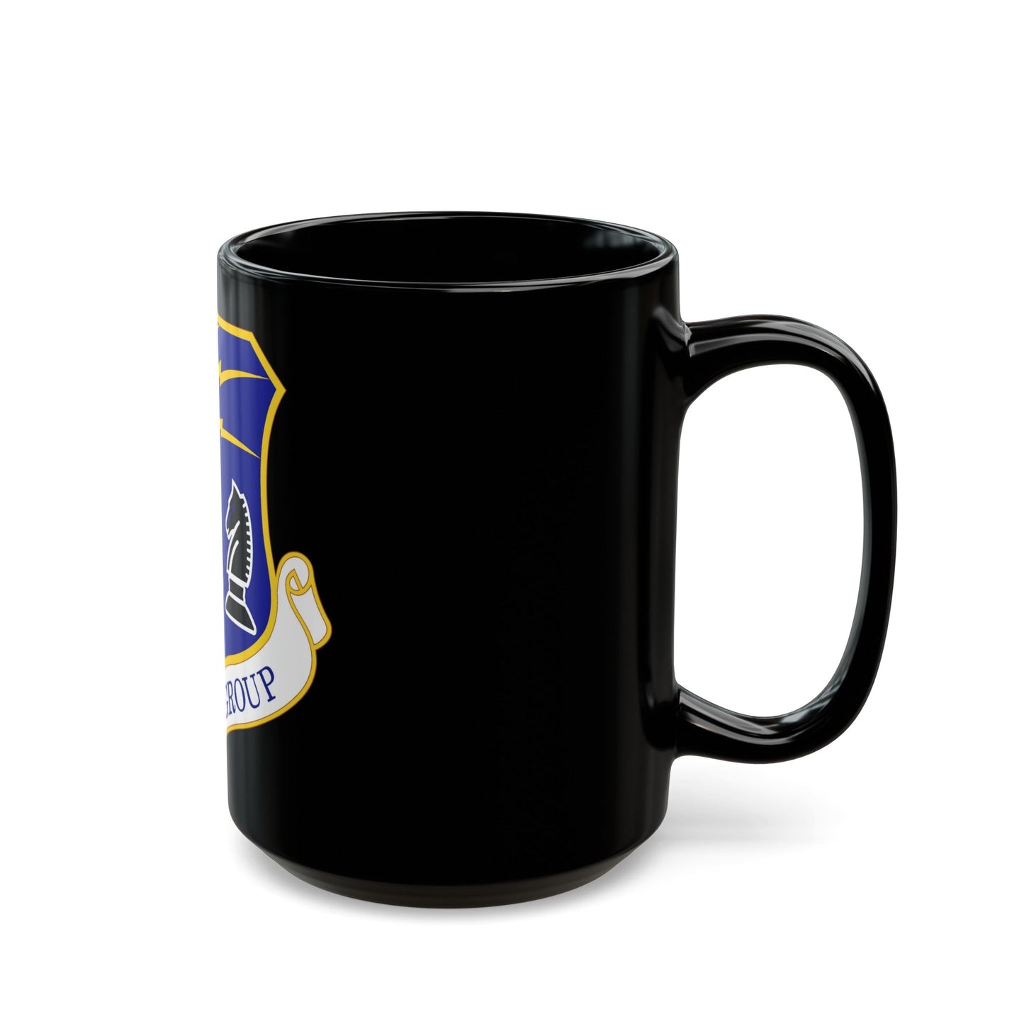 373 Intelligence Surveillance and Reconnaissance Group AFISRA (U.S. Air Force) Black Coffee Mug-The Sticker Space