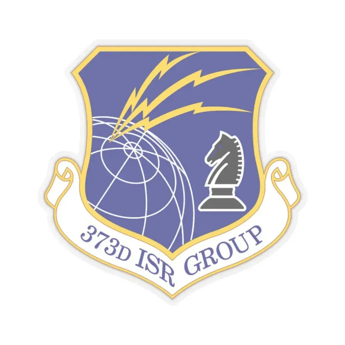 373 Intelligence Surveillance and Reconnaissance Group AFISRA (U.S. Air Force) STICKER Vinyl Kiss-Cut Decal 2 Inch Transparent - The Sticker Space
