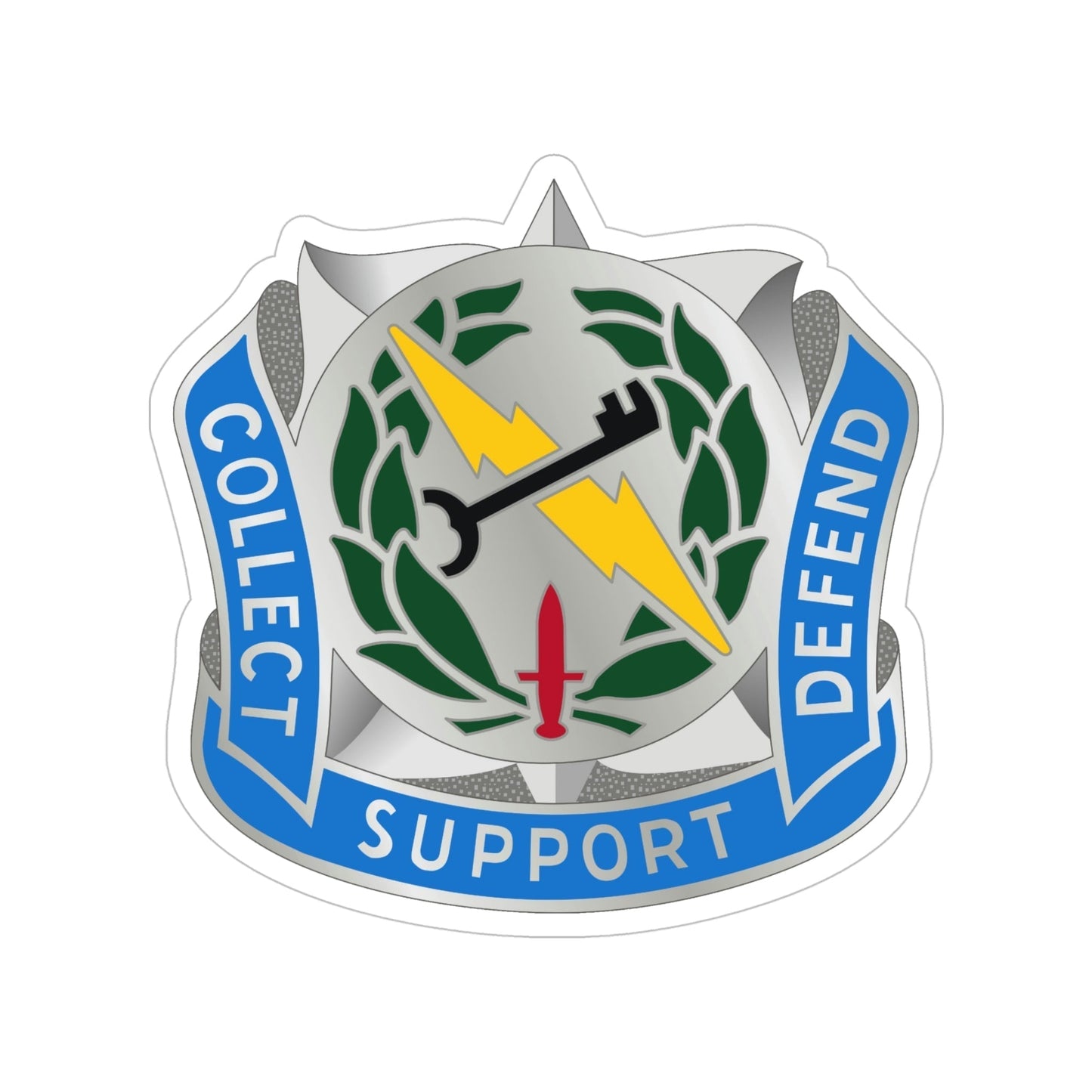 373 Military Intelligence Battalion (U.S. Army) Transparent STICKER Die-Cut Vinyl Decal-5 Inch-The Sticker Space