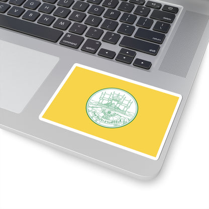 Flag of Prachuap Khiri Khan (Thailand) STICKER Vinyl Kiss-Cut Decal