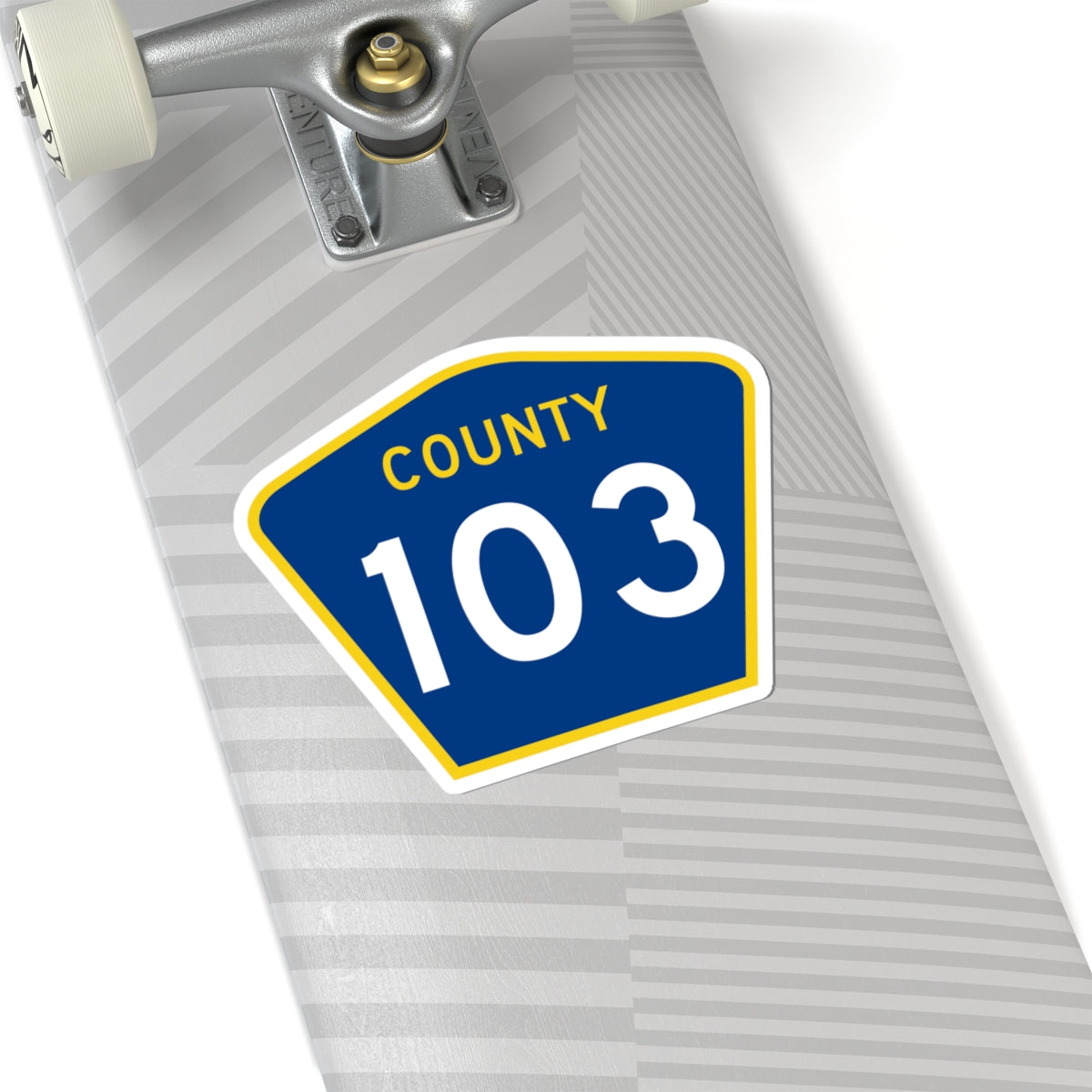 County 103 MN (Minnesota) (Road Sign) STICKER Vinyl Kiss-Cut Decal