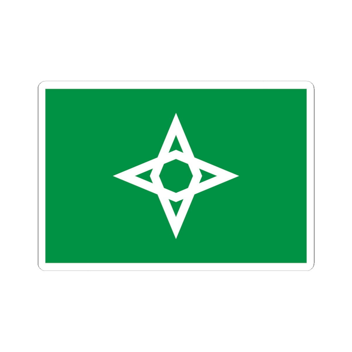 Flag of Morioka Iwate (Japan) STICKER Vinyl Kiss-Cut Decal
