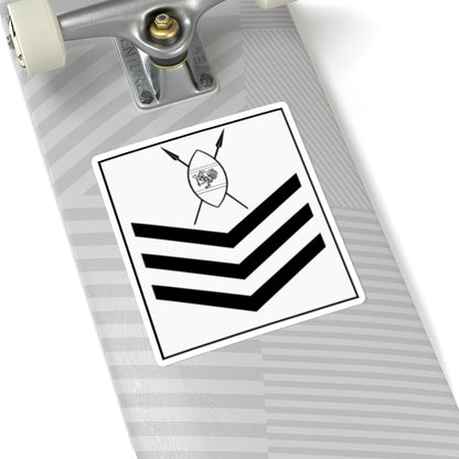 Kenya AirForce OR 7 (Kenya) (Military Rank) STICKER Vinyl Kiss-Cut Decal