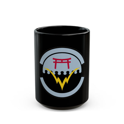 374 Communications Squadron PACAF (U.S. Air Force) Black Coffee Mug-15oz-The Sticker Space