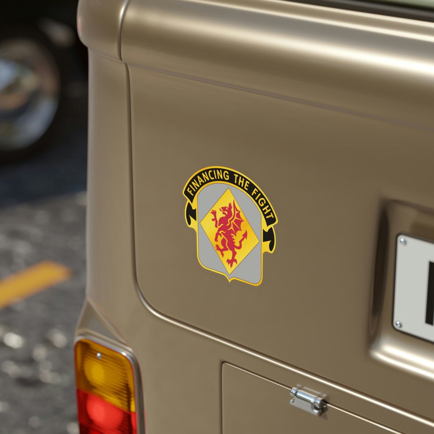 374 Finance Battalion (U.S. Army) Transparent STICKER Die-Cut Vinyl Decal-The Sticker Space