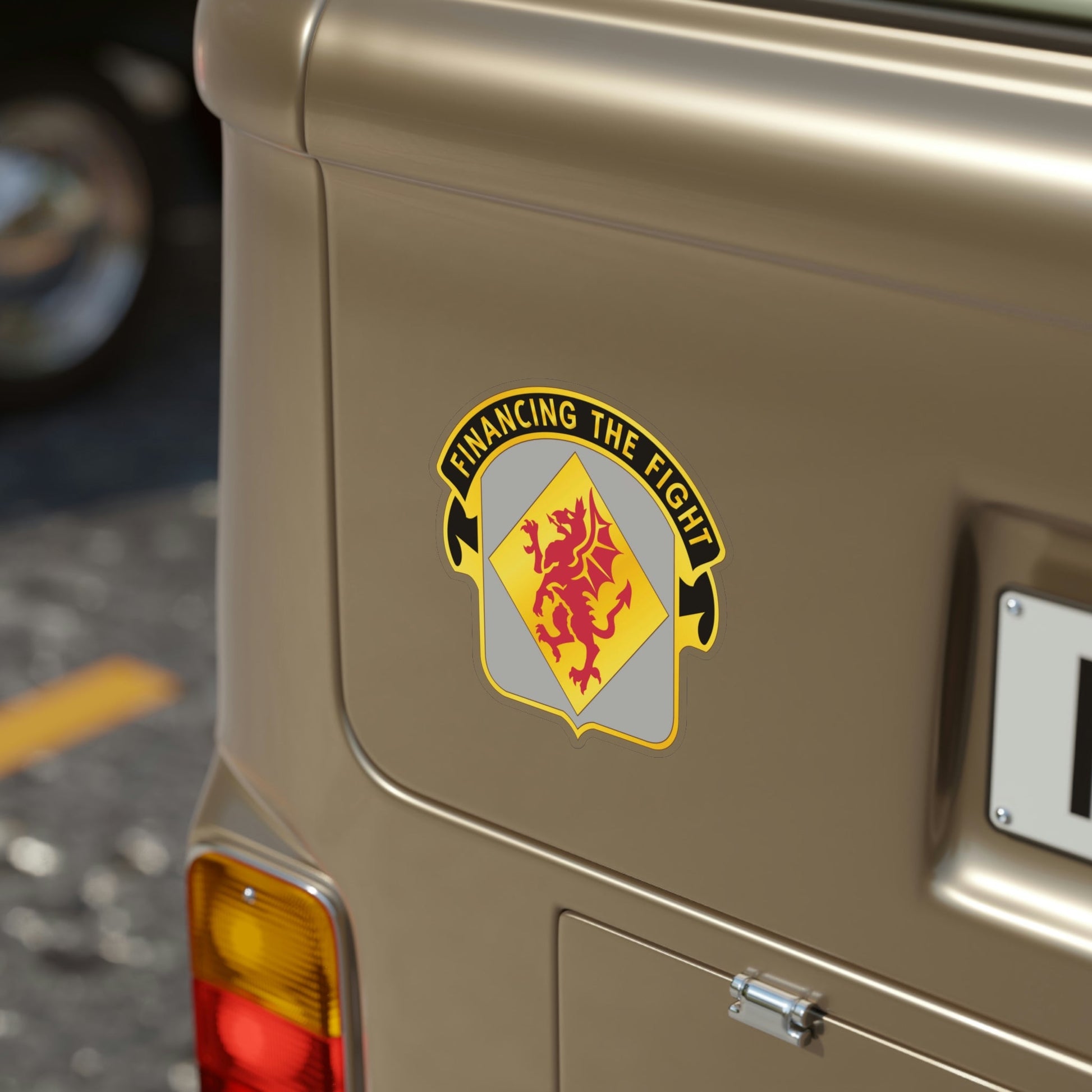 374 Finance Battalion (U.S. Army) Transparent STICKER Die-Cut Vinyl Decal-The Sticker Space