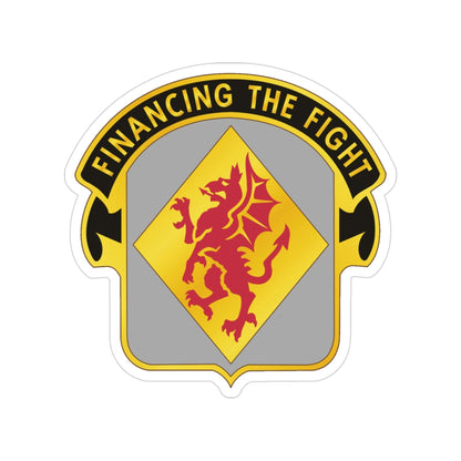 374 Finance Battalion (U.S. Army) Transparent STICKER Die-Cut Vinyl Decal-3 Inch-The Sticker Space