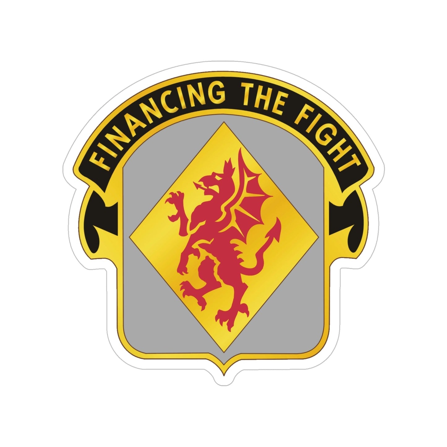 374 Finance Battalion (U.S. Army) Transparent STICKER Die-Cut Vinyl Decal-6 Inch-The Sticker Space