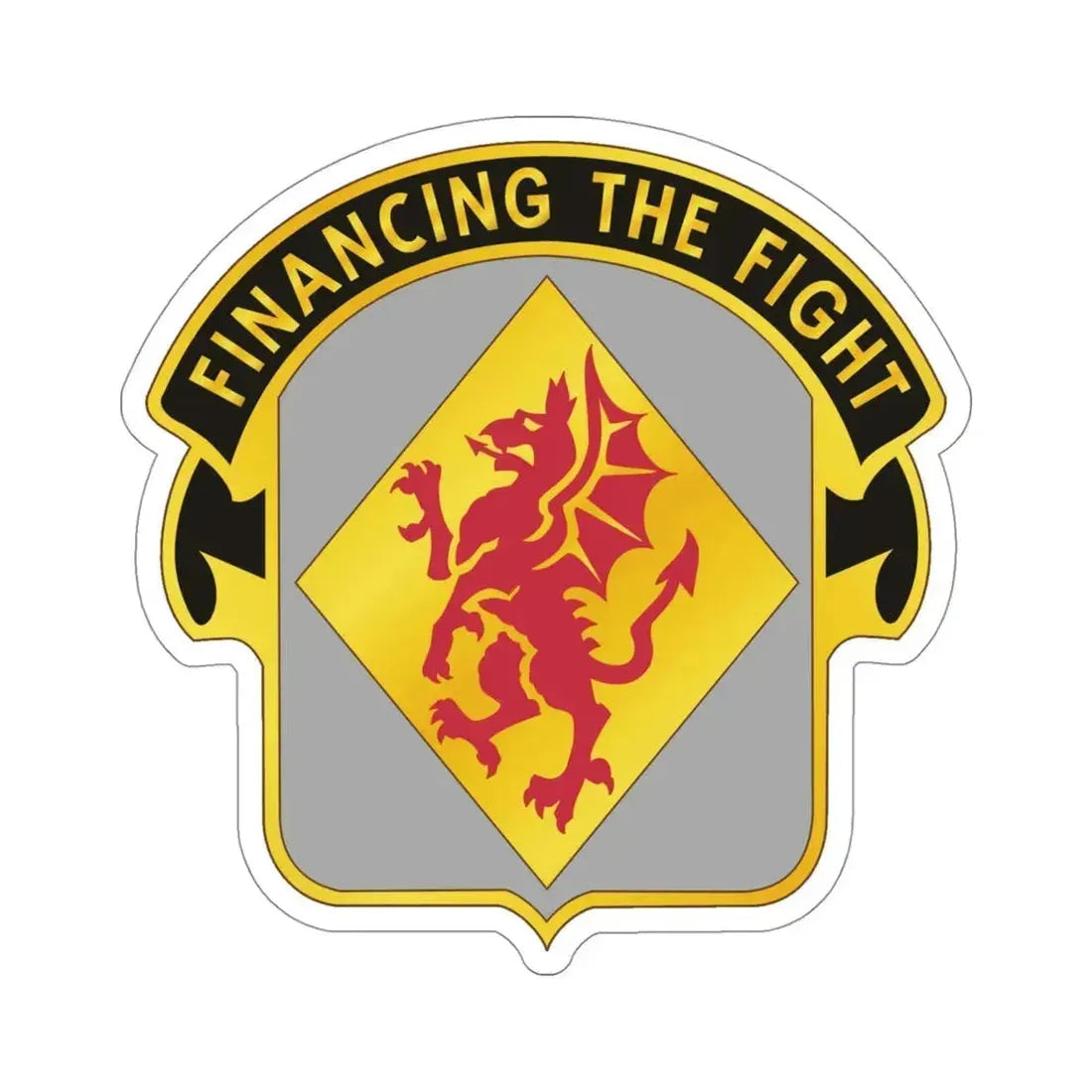 374 Finance Battalion (U.S. Army) STICKER Vinyl Die-Cut Decal 4 Inch - The Sticker Space