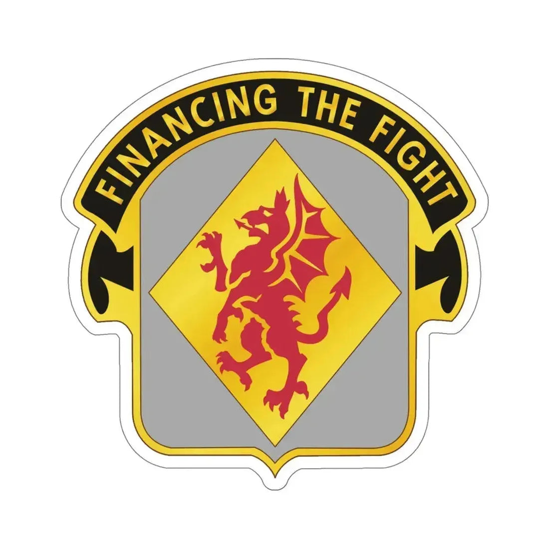 374 Finance Battalion (U.S. Army) STICKER Vinyl Die-Cut Decal 6 Inch - The Sticker Space