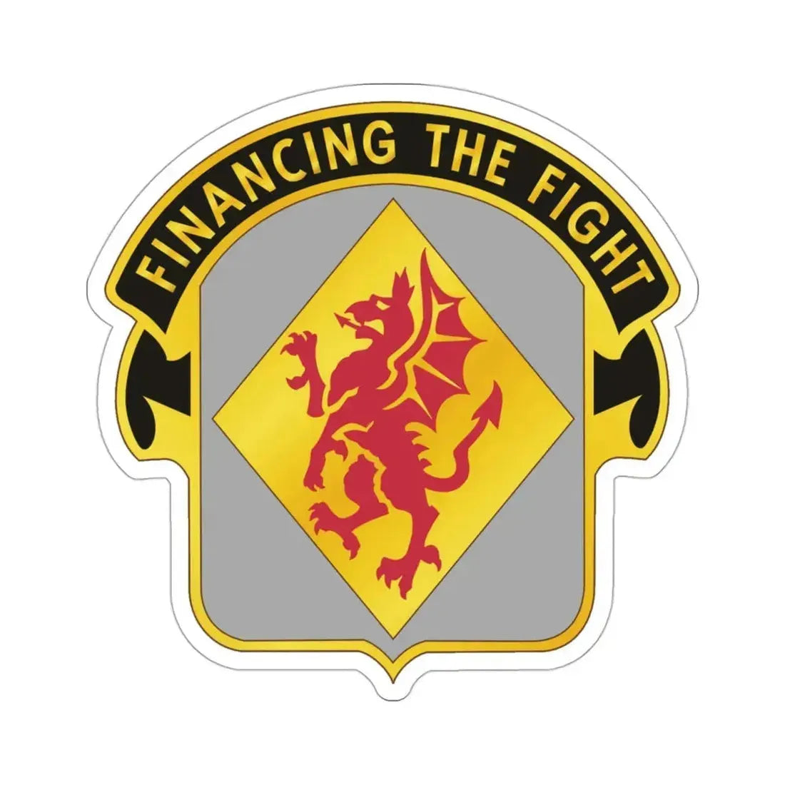 374 Finance Battalion (U.S. Army) STICKER Vinyl Die-Cut Decal - The Sticker Space