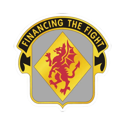 374 Finance Battalion (U.S. Army) STICKER Vinyl Kiss-Cut Decal 2 Inch White - The Sticker Space