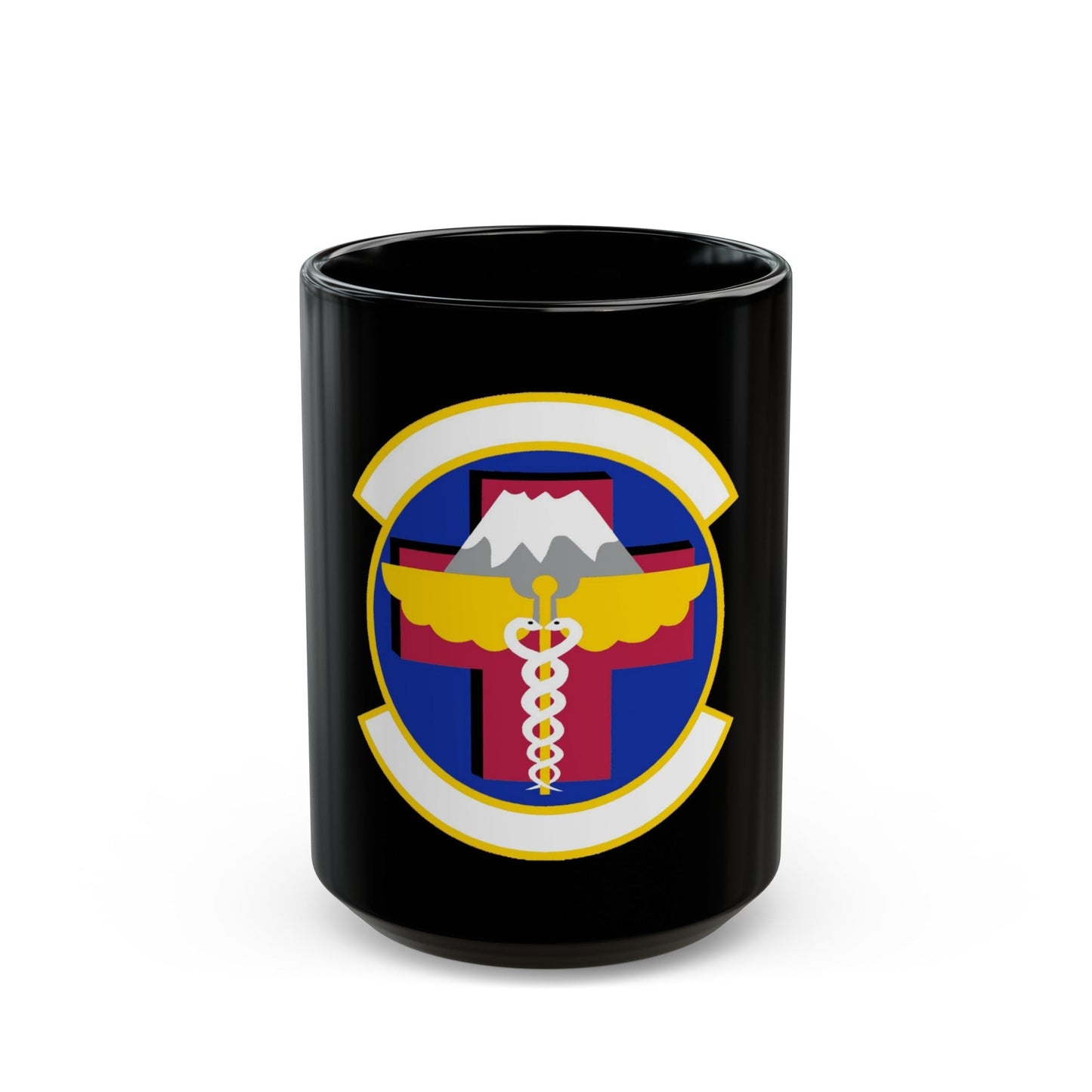 374 Healthcare Operations Squadron (U.S. Air Force) Black Coffee Mug-15oz-The Sticker Space